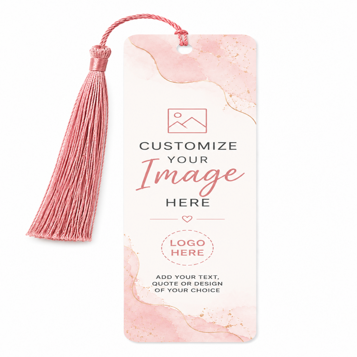Custom Laminated Bookmark  Personalized with your  Photo, LOGO OR TEXT