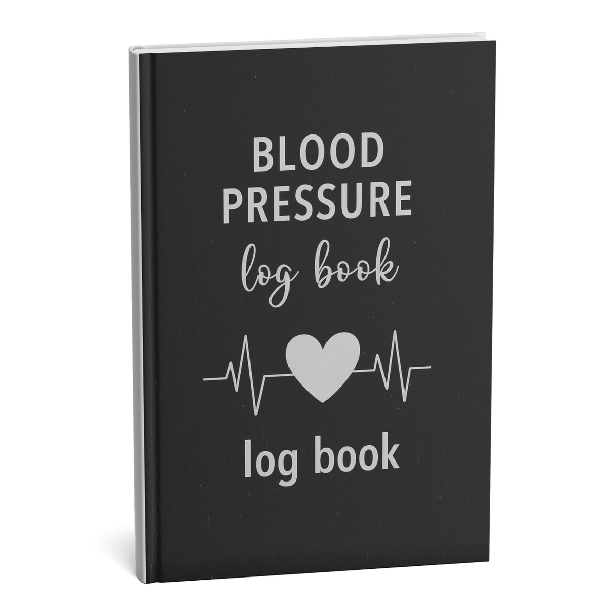 Blood Pressure Log Book 6x9 Hardcover
