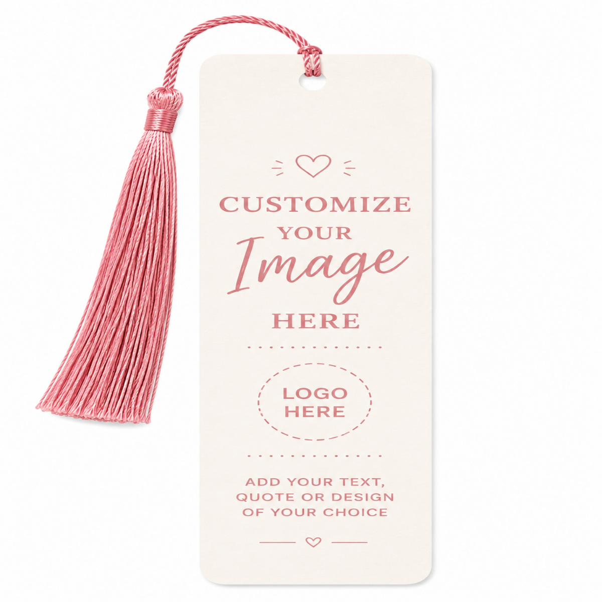 Custom Laminated Bookmark  Personalized with your  Photo, LOGO OR TEXT