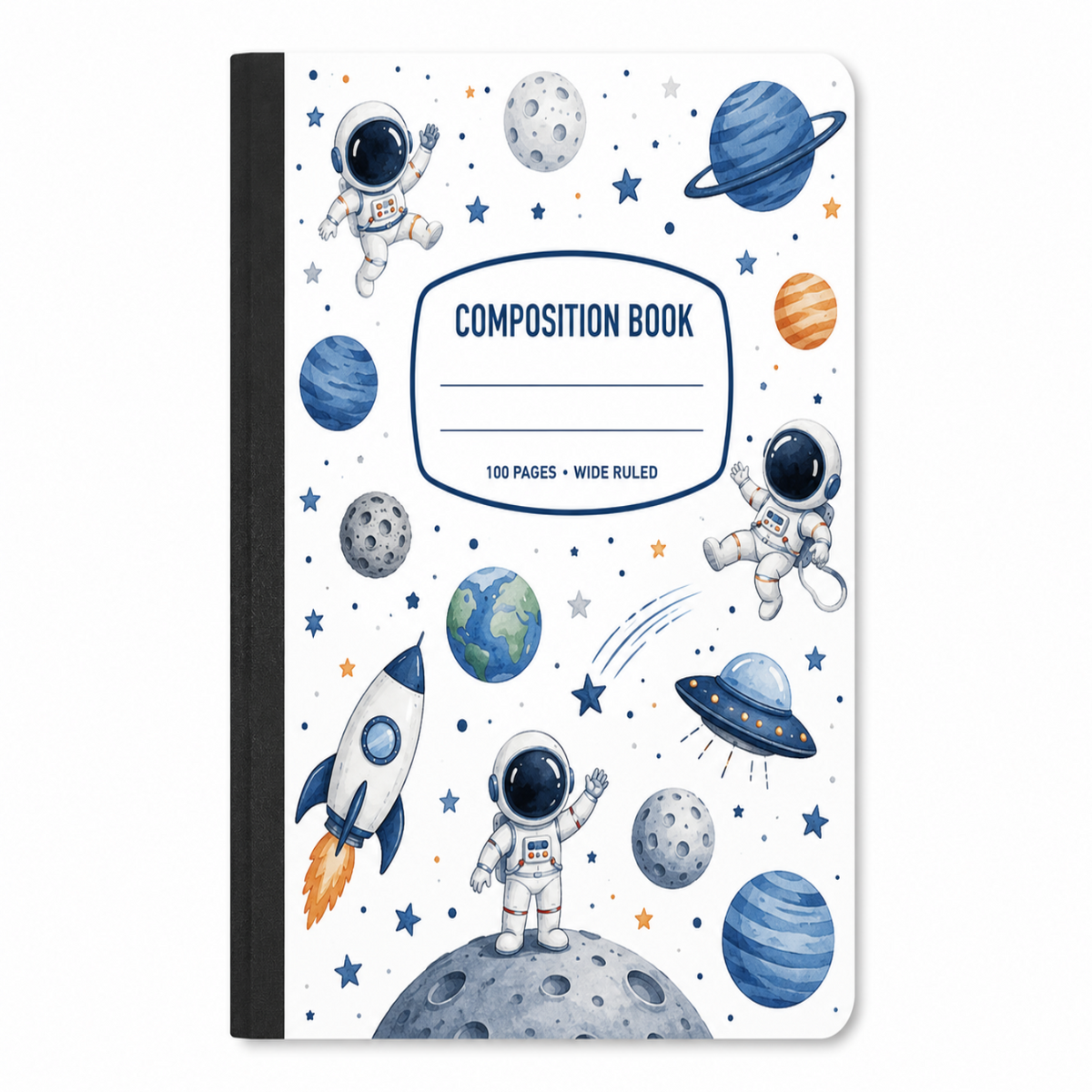 Personalized Printed Composition Notebook Cover - Custom Design (Cover Only)