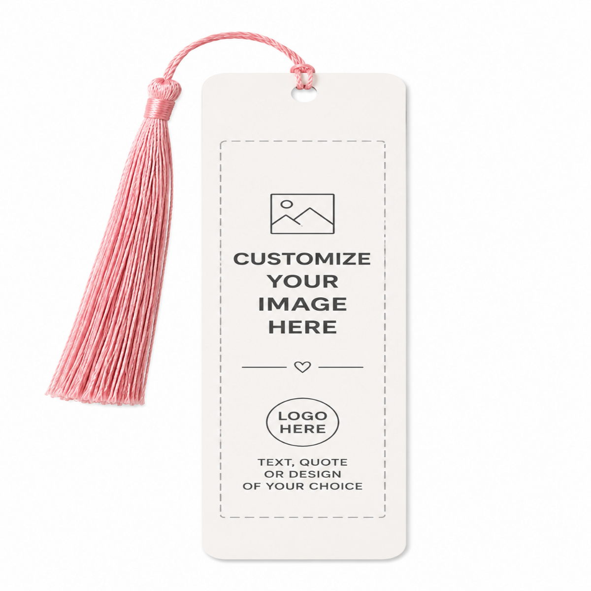 Custom Laminated Bookmark  Personalized with your  Photo, LOGO OR TEXT