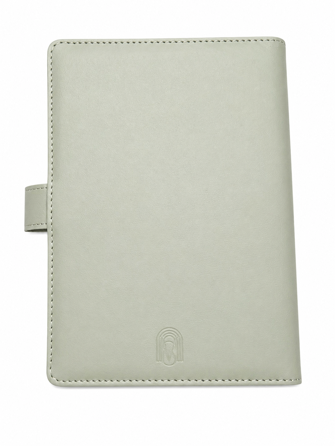 Olive Green A5 Planner Binder – Refillable Faux Leather Organizer with Snap Closure