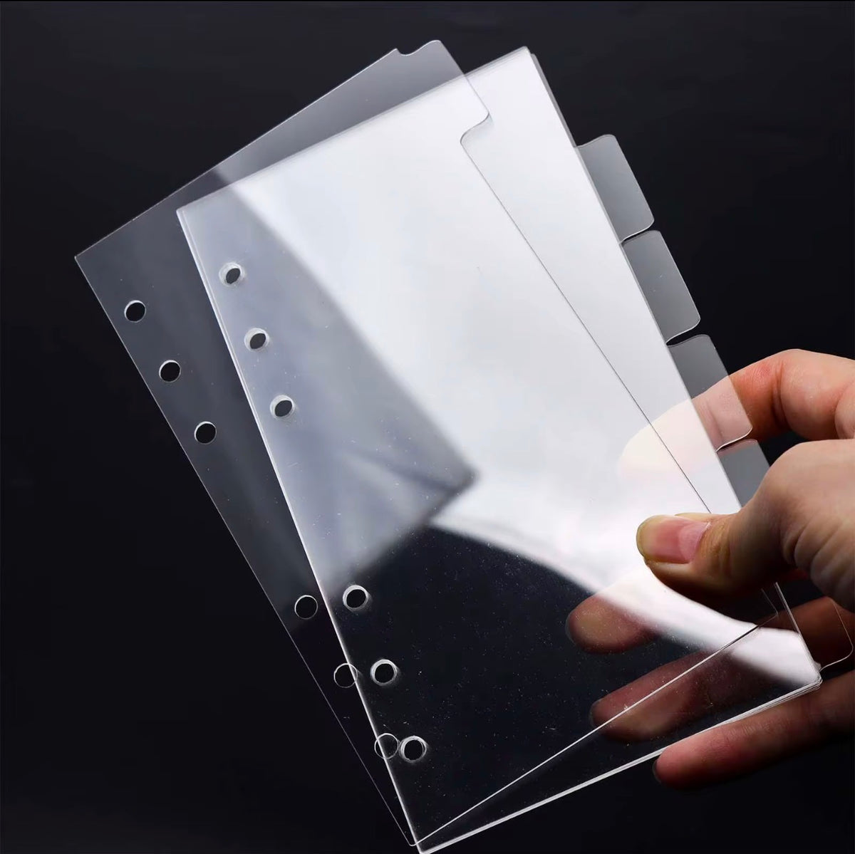 A5 Clear Acrylic Divider Set