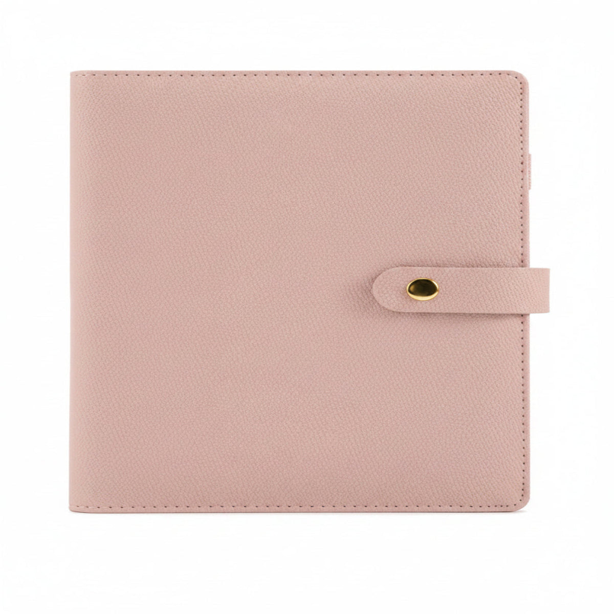 Minimal A5 Planner Binder – Elegant Refillable Organizer Soft Pink