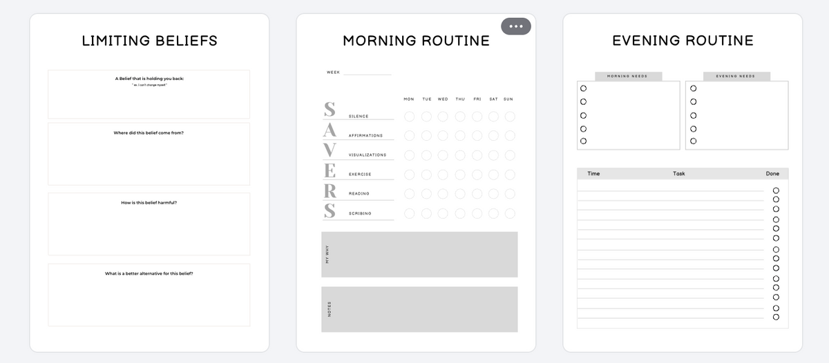 Manifestation Planner
