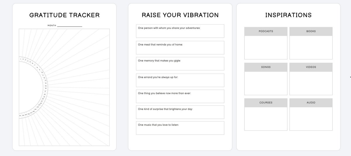 Manifestation Planner