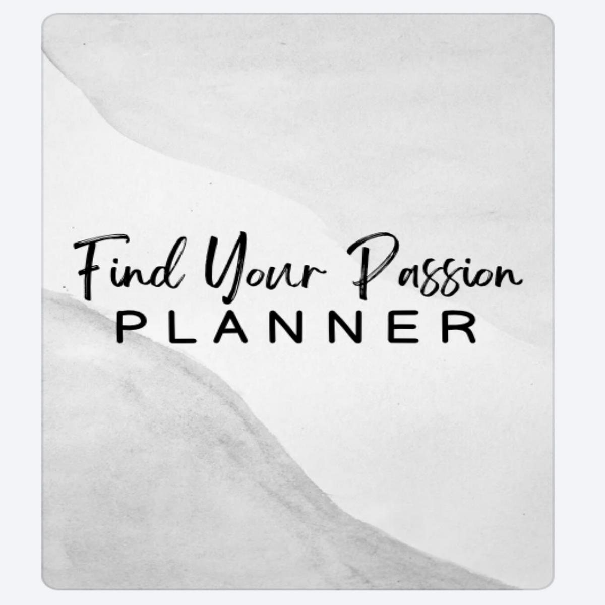 Find Your Passion Planner A4