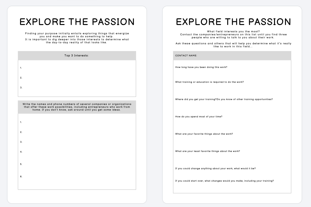 Find Your Passion Planner A4