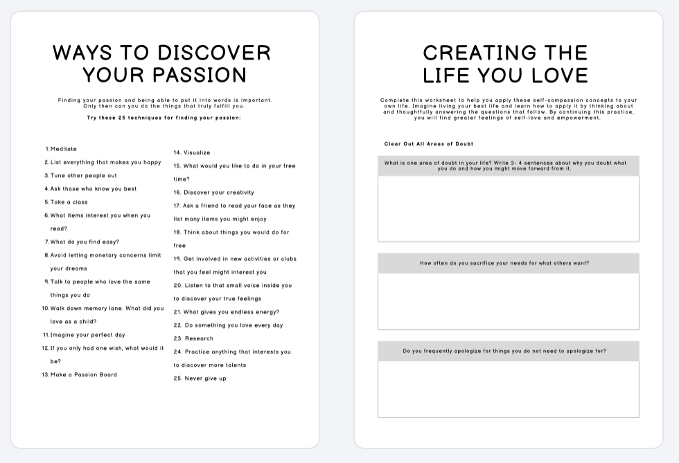 Find Your Passion Planner A4