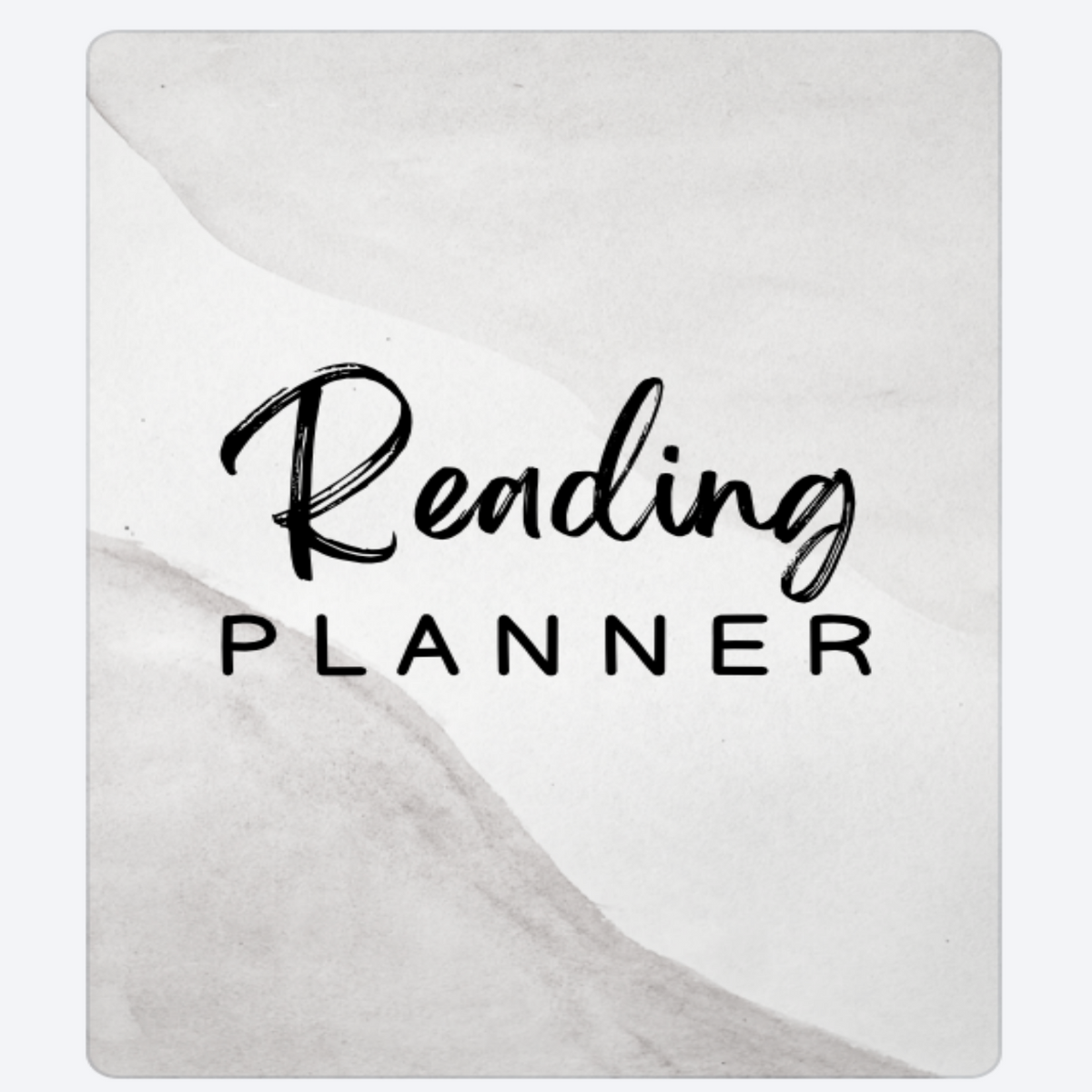 Reading Planner A4