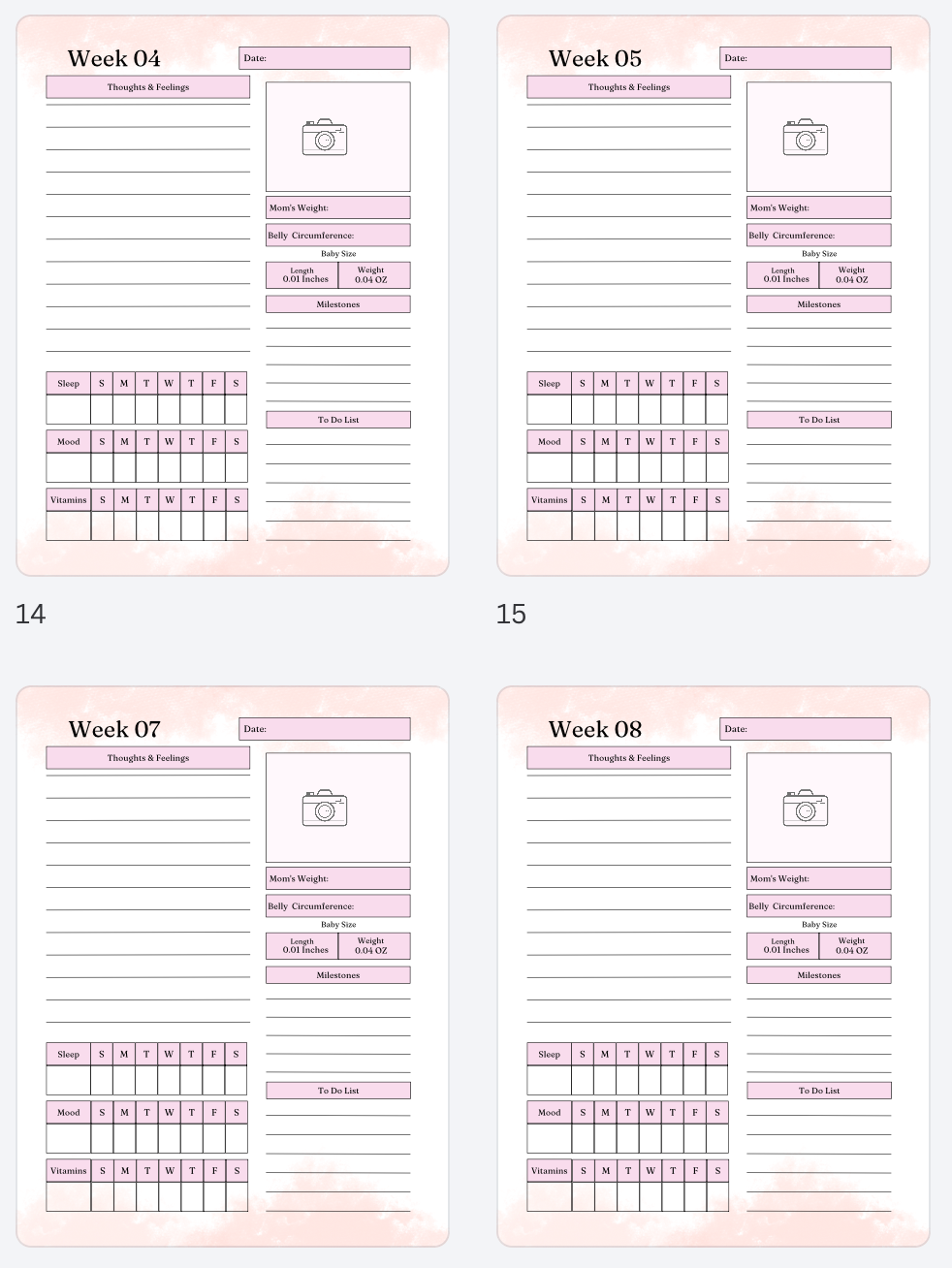 My Pregnancy Journal | Tracker & Memory Book
