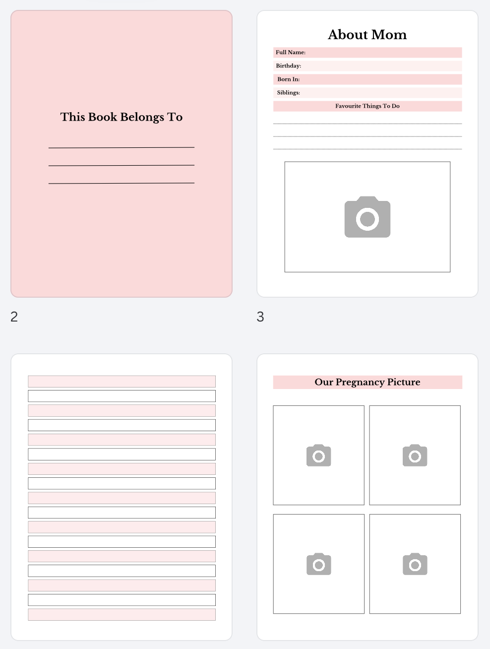 Baby Memory Book
