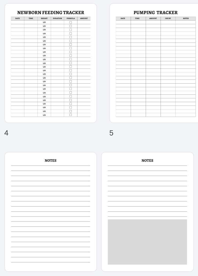 Newborn Planner