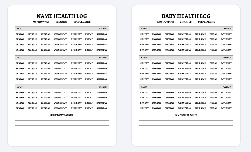 Newborn Planner