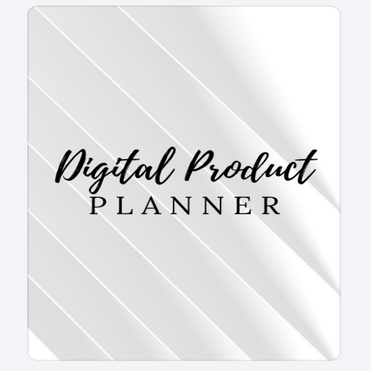 Digital Product Planner A4