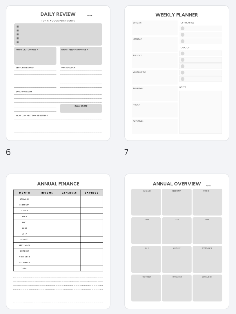 Small Business Planner A4
