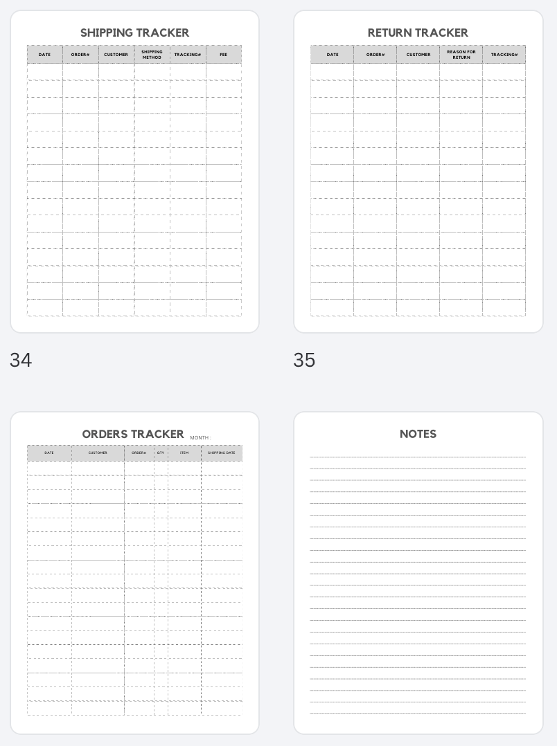 Small Business Planner A4
