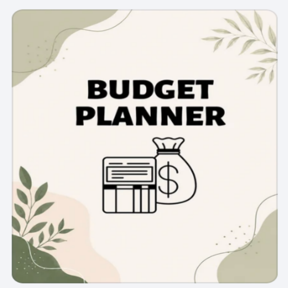 Budget Planner A4 – 50 Pages