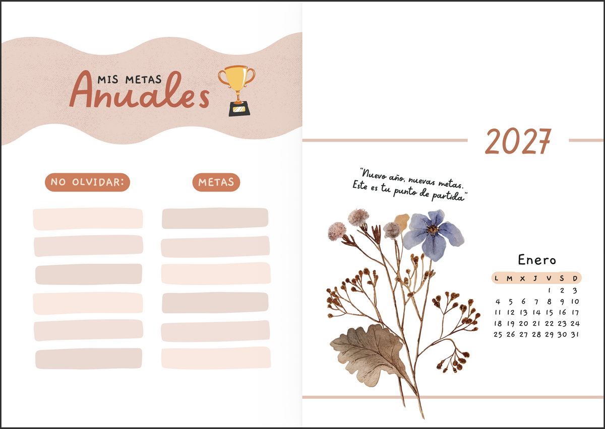 Agenda Aesthetic Diaria A4 & A5
