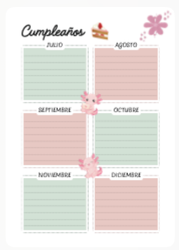 Agenda 2027 Ajolote / Axolotl 2027 Planner