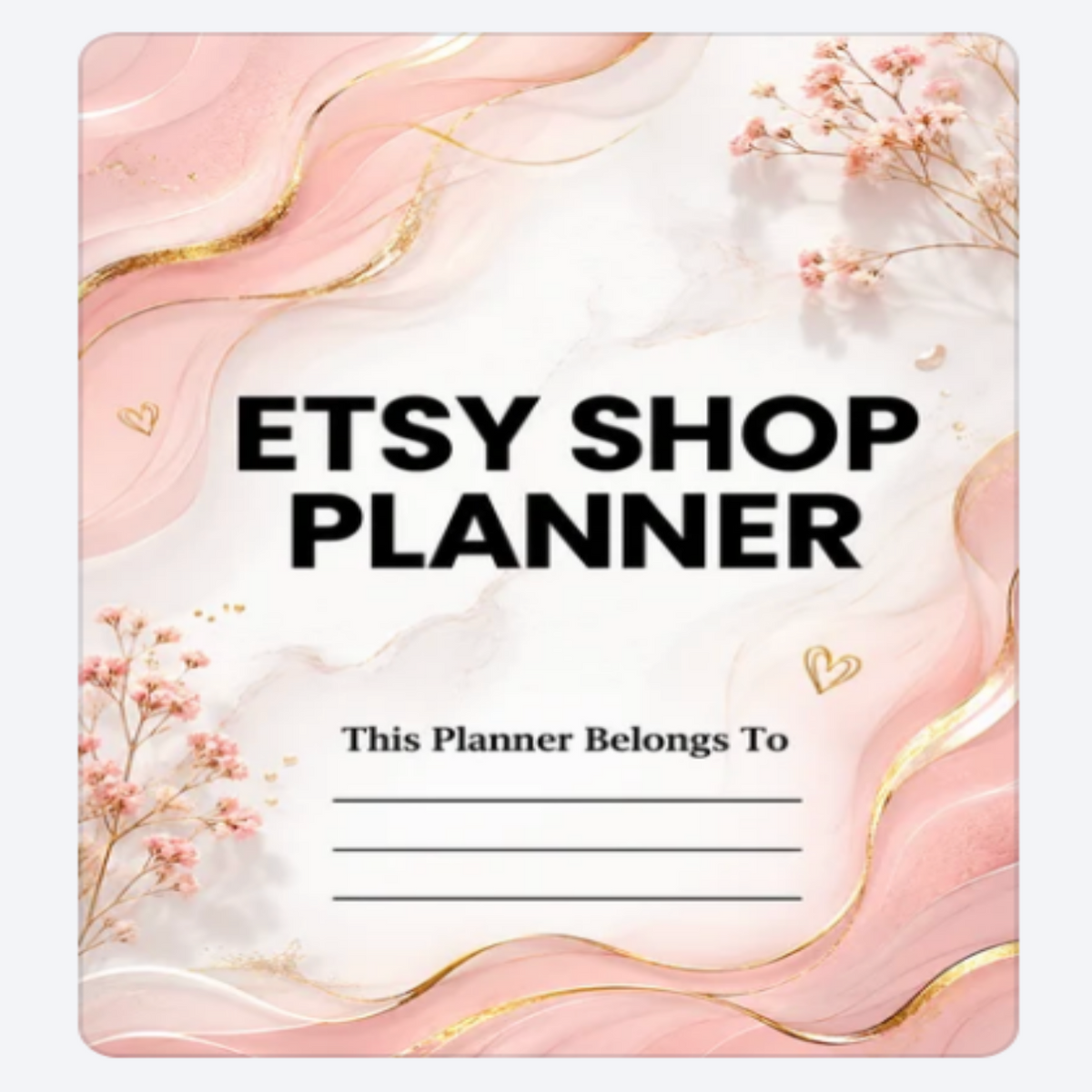 Etsy Shop Planner A4