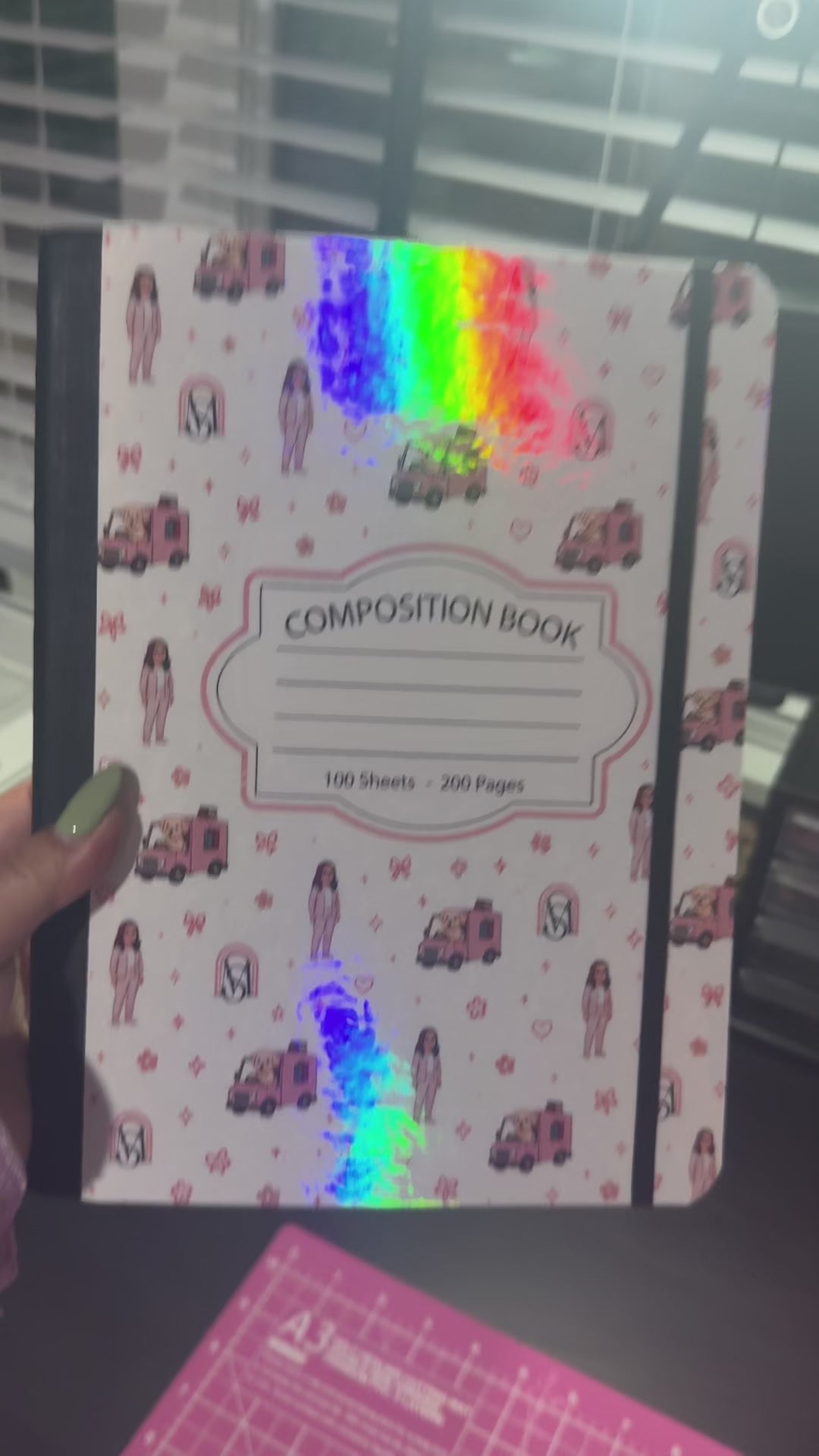Custom Composition Books - Personalized Cover (Mini, Medium, Regular & Large)
