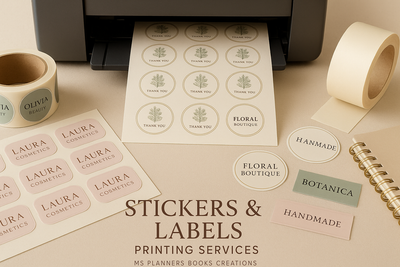 Custom Stickers and Labels Services